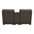 Half Genuine Leather 2 Seater Sofa With Box 153