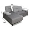 Fabric HM L Shape Sofa 8140