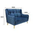 Fabric 2 Seater Sofa ELY 