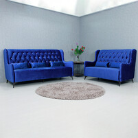 Fabric Chesterfield Sofa Set 320