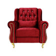 Fabric Chesterfield 1 Seater Sofa 321
