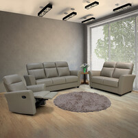Half Leather Sofa Set 1R + 2S + 3S REC128