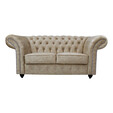 Velvet Fabric Chesterfield Sofa Set SF8080