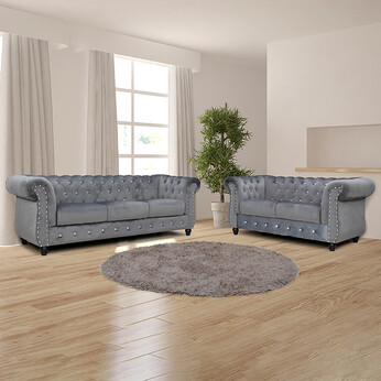 Fabric 2 Seater + 3 Seater Sofa VS8023