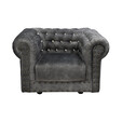Velvet Fabric Chesterfield 1 Seater Sofa MANCHESTER